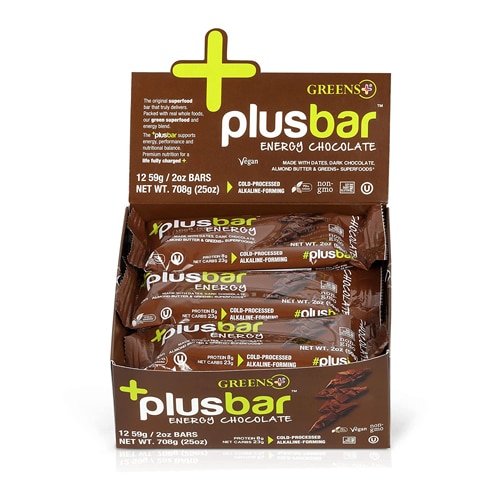 Greens Plus Vegan Plusbar Energy Chocolate