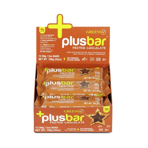 Greens Plus +plusbar Protein Chocolate