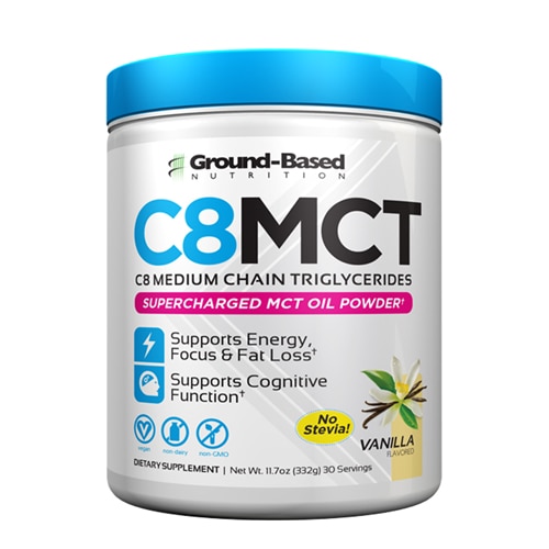 Ground-Based Nutrition C8 MCT Oil Powder Vanilla