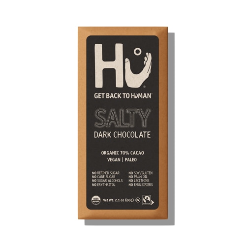 HU Dark Chocolate Bar Vegan Paleo Salty