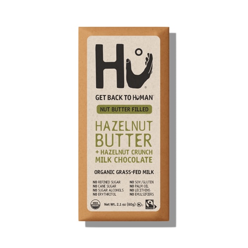 HU Organic Fair Trade Milk Chocolate Hazelnut Butter Hazelnut Crunch