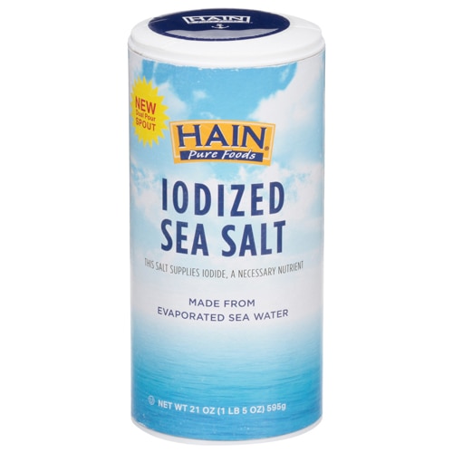 Hain Pure Foods Sea Salt Iodized