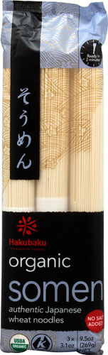 Hakubaku Organic Somen Noodles