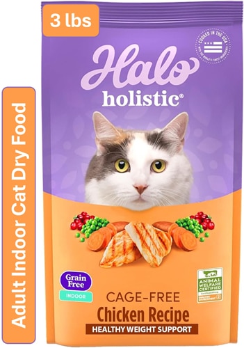 Halo Holistic Adult Cat Dry Food Cage-Free Chicken Recipe