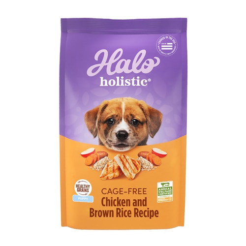 Halo Holistic Dry Puppy Food Cage-Free Chicken & Brown Rice