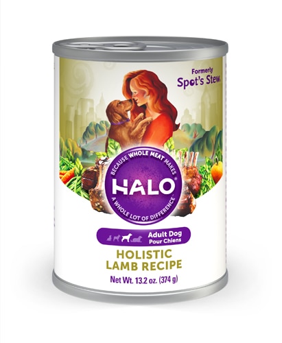 Halo Wet Dog Food Grain-Free Holistic Lamb Recipe