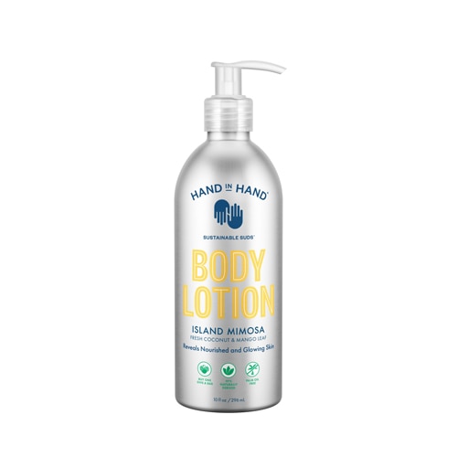 Hand in Hand Body Lotion Island Mimosa: Fresh Coconut & Mango Leaf