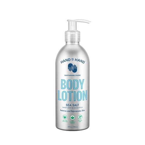 Hand in Hand Body Lotion Sea Salt: Sweet Mint & Eucalyptus