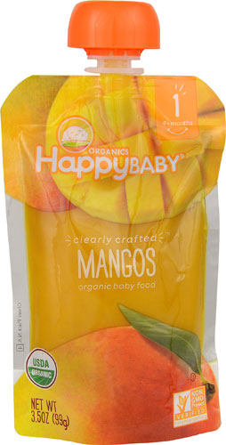 Happy Baby Organic Baby Food 4+ Months Mango