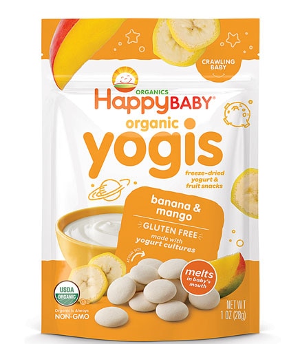 Happy Baby Organic Yogis Crawling Baby Banana Mango