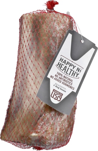 Happy N' Healthy Dog Chew Bone Natural Antibiotic-Free Beef - 1 Bone - Medium