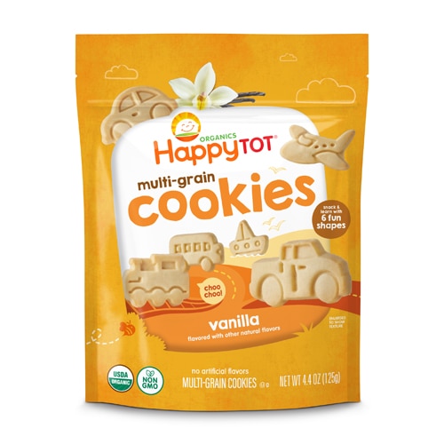Happy Tot Organic Multi-Grain Cookies Vanilla