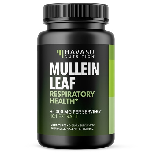 Havasu Nutrition Mullein Leaf - Herbal Respiratory Supplement - for Lung Cleanse