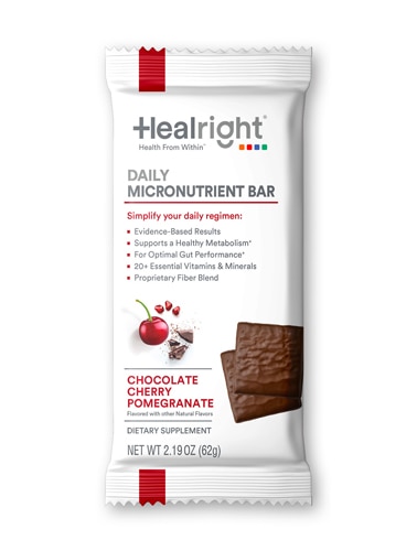 Healright Daily Micronutrient Bar Chocolate Cherry Pomegranate