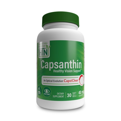 Health Thru Nutrition Capsanthin as CapsiClear Healthy Vision Support Non-GMO