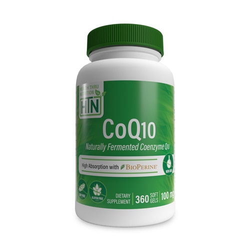 Health Thru Nutrition CoQ10 with BioPerine Non-GMO