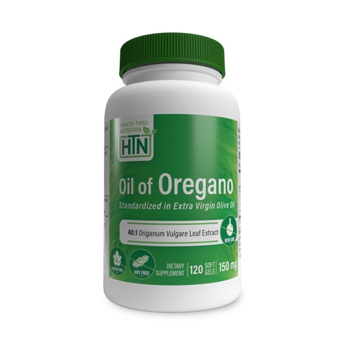 Health Thru Nutrition Oil of Oregano European Wild Harvested NON-GMO