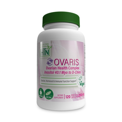 Health Thru Nutrition Ovaris 40:1 Myo to D-Chiro Inositol Vegan Certified Non-GMO