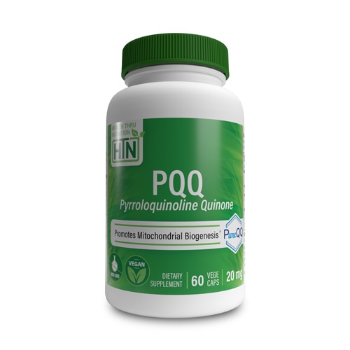 Health Thru Nutrition PQQ as PureQQ Vegan Certified Non-GMO Pyrolloquinoline Quinone