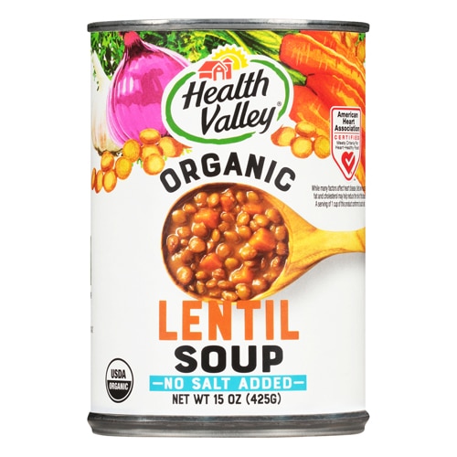 Health Valley Organic Soup No Salt Added Lentil