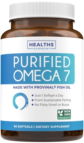 Healths Harmony Purified Omega 7 Made With Provinal Fish Oil