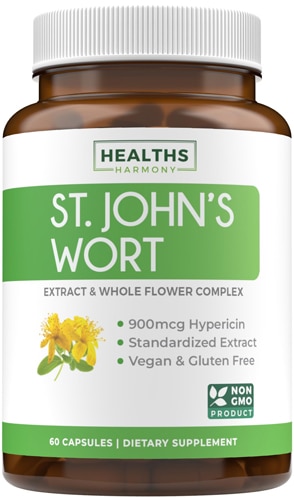 Healths Harmony St. Johns Wort Extract & Whole Flower Complex