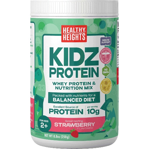 Healthy Heights KidzProtein Powder Nutrition Mix 2+ Years Strawberry