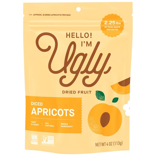 Hello! I'm Ugly Dried Fruit - Diced Apricots