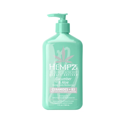 Hempz Herbal Body Moisturizer with Ceramides + B3 - Cucumber Aloe