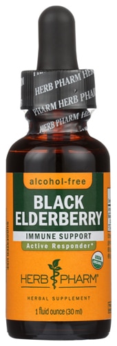 Herb Pharm Black Elderberry Immune Support Alcohol Free