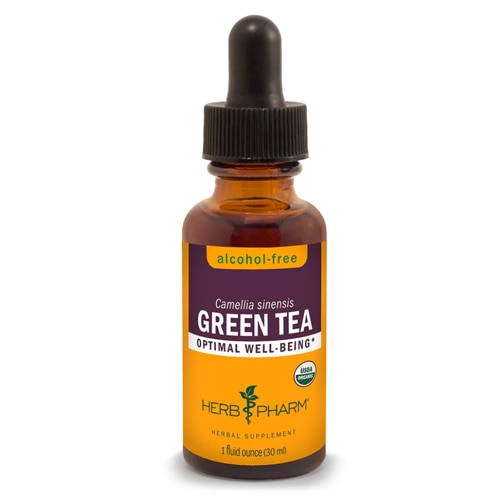 Herb Pharm Green Tea Alcohol Free Optimal Well-Being