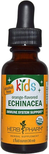 Herb Pharm Kids Echinacea Organic Drops Orange