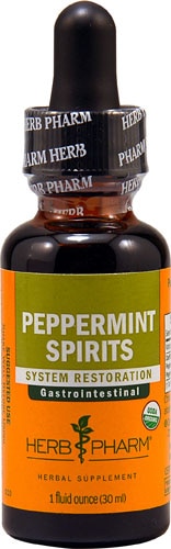 Herb Pharm Organic Peppermint Spirits System Restoration