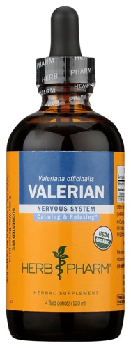 Herb Pharm Valerian - Organic Nervous System - Calming & Relaxing