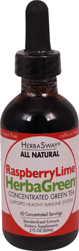 Herbasway Laboratories HerbaGreen Tea Raspberry Lime