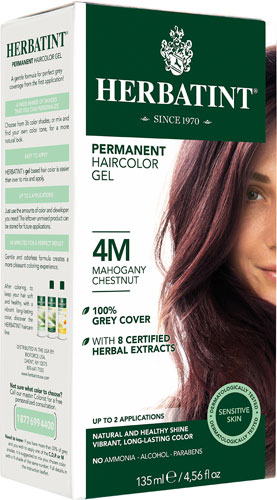 Herbatint Permanent Hair Color Gel 4M Mahogany Chestnut