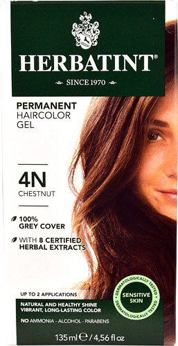 Herbatint Permanent Hair Color Gel 4N Chestnut