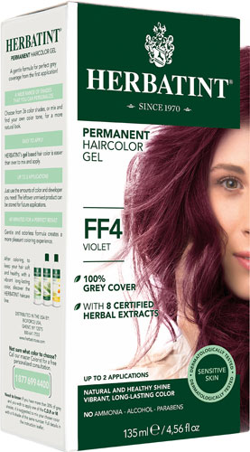 Herbatint Permanent Hair Color Gel FF4 Violet