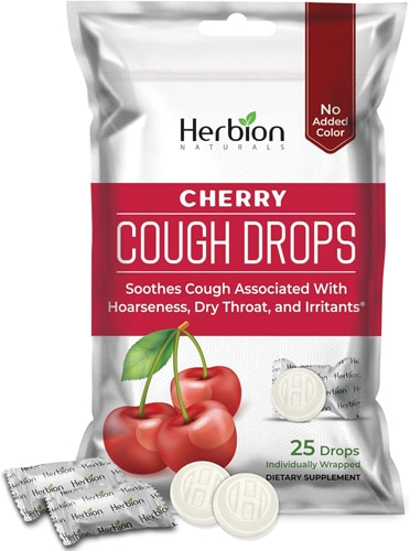 Herbion Naturals Cough Drops Cherry