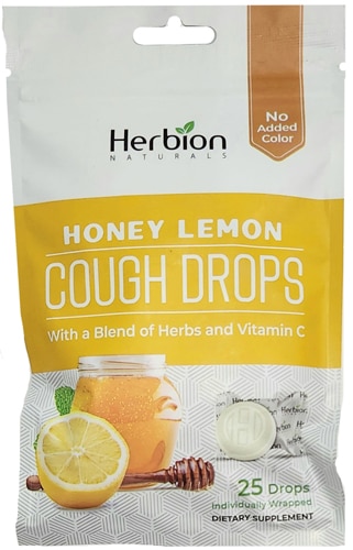 Herbion Naturals - Cough Drops Honey Lemon