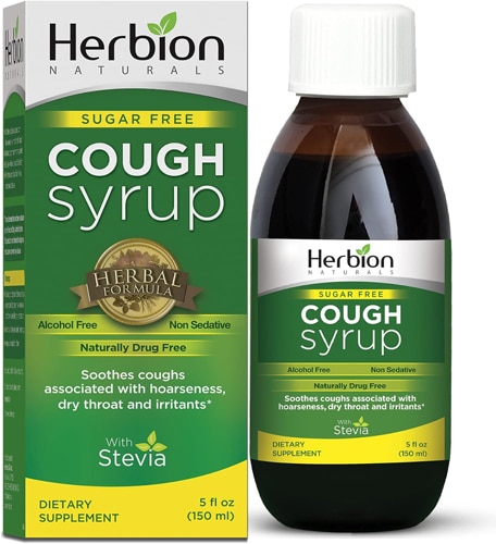 Herbion Naturals - Cough Syrup Sugar Free with Stevia