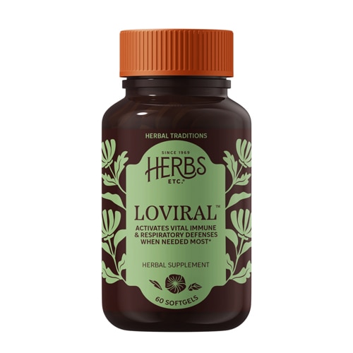 Herbs Etc. Loviral Softgels