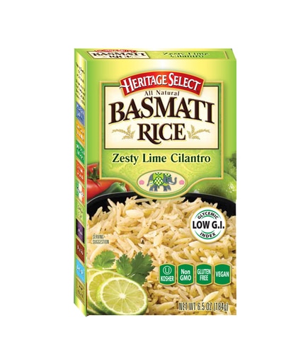 Heritage Select Basmati Rice Zesty Lime Cilantro