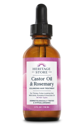 Heritage Store Castor Oil & Rosemary
