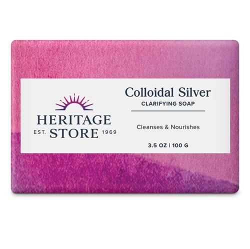 Heritage Store Colloidal Silver Bar Soap