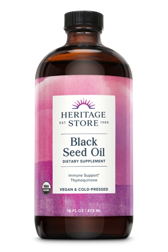 Heritage Store Organic Black Seed Oil