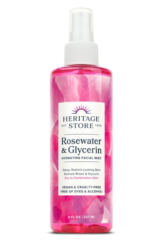 Heritage Store Rosewater & Glycerin Hydrating Facial Mist