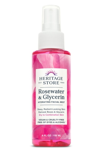 Heritage Store Rosewater & Glycerin Hydrating Facial Mist