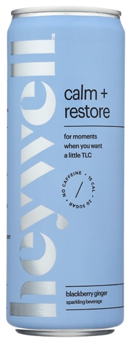 Heywell Sparkling Water Calm & Restore Blackberry Ginger