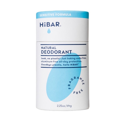 HiBar Deodorant Plastic Free Sensitive Formula - Fragrance Free